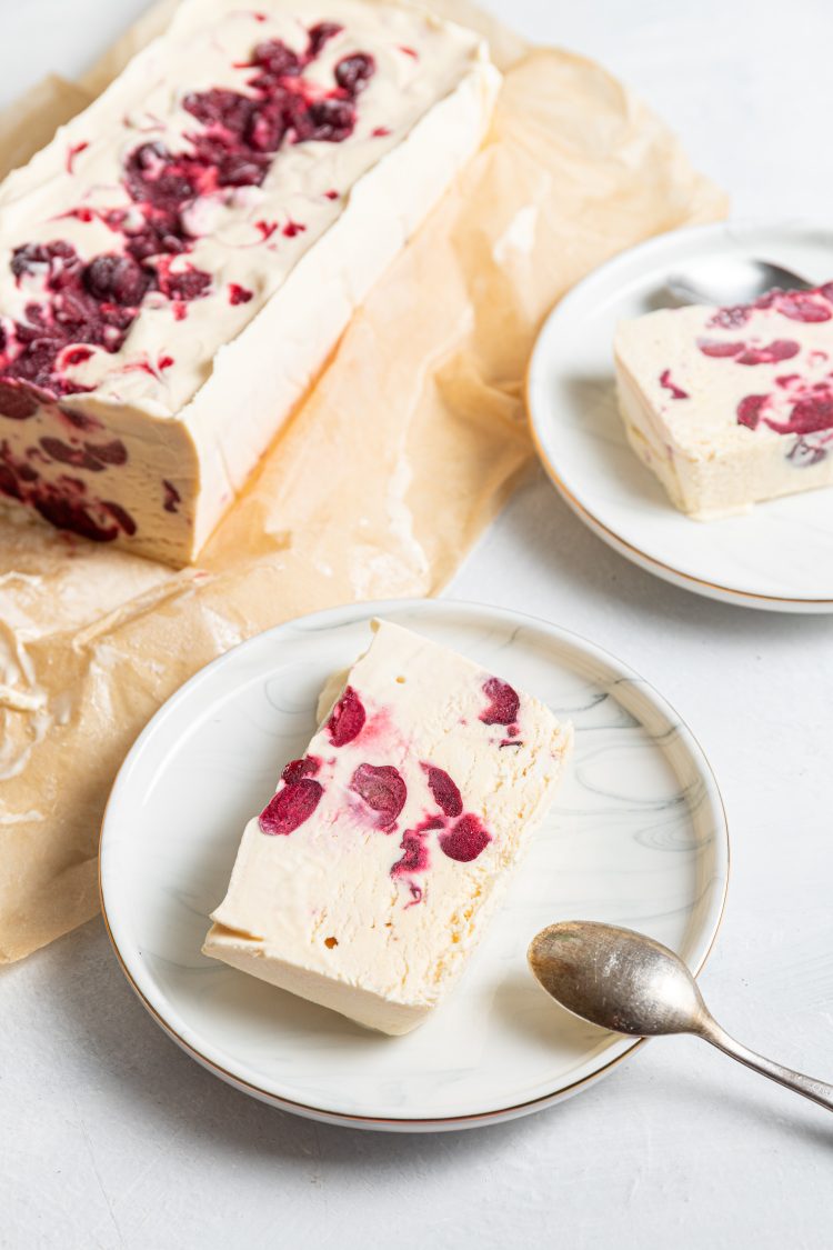 NoChurn Sour Cherry Ice Cream